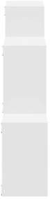 Armário de parede 78x18x71 cm derivados de madeira branco