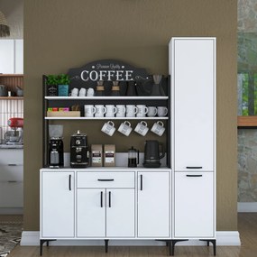 Armário Multiusos JE149 – Branco – 160x198,6x40 cm