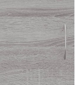 Móvel de TV 102x30x37,5 cm derivados de madeira cinzento sonoma