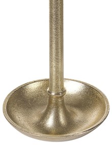 Conjunto de 3 castiçais em metal dourado LIWUNG Beliani