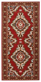 vidaXL Passadeira 100x200 cm polipropileno vermelho oriental