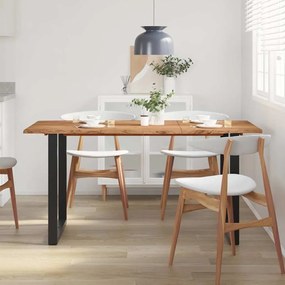 Mesa de jantar 154x80x76 cm madeira de acácia maciça