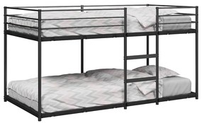 Beliche sem colchão 100x190 cm aço preto