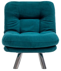 Sofá-Cama de 1 Lugar Misa – Verde Petróleo – 52x70x40 cm