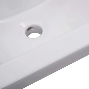 Lavatório embutido 42x39x18 cm cerâmica branco