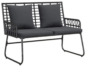Conjunto de Jantar para Jardim 3 pcs Preto, Antracite