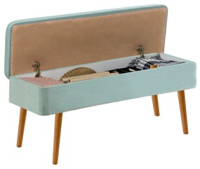 Banco Vina – Atlantic Pine e Pistachio Green – 90 x 46 x 40 cm