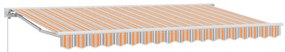 Toldo Retrátil Manual Azul Marinho 400x200 cm