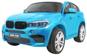 Carro elétrico para Crianças 12V 2 Lugares BMW X6M XXL Azul Pintado