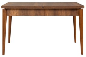 Conjunto de Mesa de Jantar Extensível e Cadeiras Vina – Nogueira – Mes