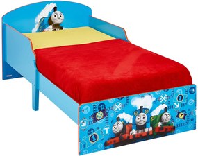 CAMA INFANTIL THOMAS & FRINDS COM COLCHÃO E ALMOFADA 59,x77x142 cm AZUL