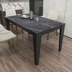 Mesa de Jantar Bud – Preto – 145x75x85 cm