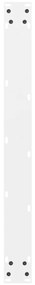 Pés para mesa de jantar , 2 peças, 80x (72-73) cm, branco, aço