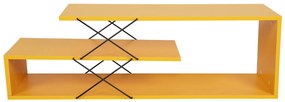 Móvel TV Zigzag – Amarelo – 120x40x30 cm