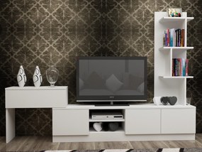 Unidade de TV Team – Branco – TV Stand: 120x38x29,5 cm