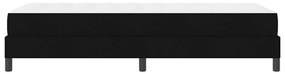 Cama Box Outros Preto 90 x 190 cm tecido