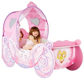 Cama infantil Carruagem Princesas da Disney 136x87,5x160 cm ROSA