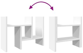 Organizador secretária 34,5x15,5x35,5 cm deriv. madeira branco