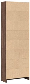 Estante 60x24x176 cm derivados de madeira carvalho castanho