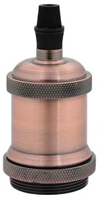 Casquilhos de lâmpadas 2 pcs Bronze vermelho E27