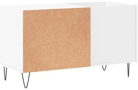 Armário para discos 85x38x48 cm derivados de madeira branco