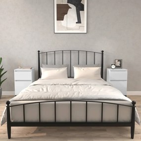 vidaXL Mesas de cabeceira 2 pcs 40x35x70 cm branco brilhante