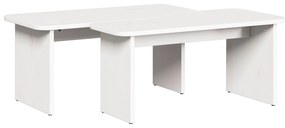 Mesa de centro 2 pcs Branco 100 x 69 x 35.5 cm