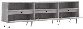 Móvel de TV 150x30x44,5 cm derivados de madeira cinzento sonoma