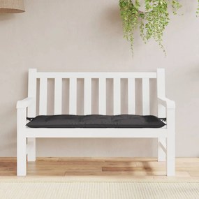 vidaXL Almofadão p/ banco de jardim 120x50x7cm tecido oxford antracite