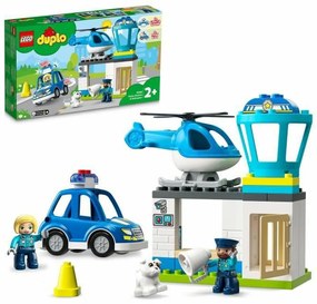 Playset Lego 10959 Duplo Police Station & Police Helicopter (40 Peças)