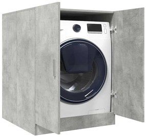 vidaXL Armário máquina lavar roupa 70,5x71,5x91,5 cm cinzento-cimento