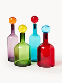 Garrafas decorativas artesanal Bubbles, 4 uni.