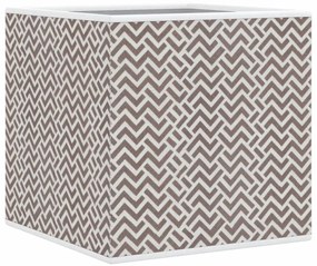 Caixas de arrumação dobráveis 4 pcs 32x32x32 cm TNT castanho