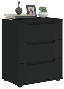 Aparador VISNES 60x40x73 cm derivados de madeira preto