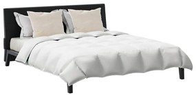 Edredão com travesseiro 3 pcs Branco 200 x 220 cm Penugem
