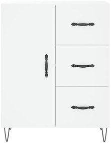 Armário alto 69,5x34x180 cm derivados de madeira branco