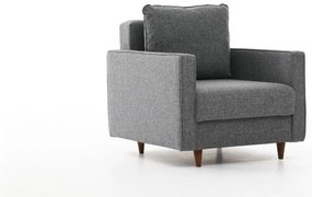 Sofá de 1 Lugar Eva – Cinzento – 85x82x90 cm