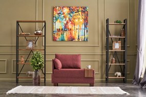 Sofá de 1 Lugar Fly – Vermelho Claret – 100x80x75 cm
