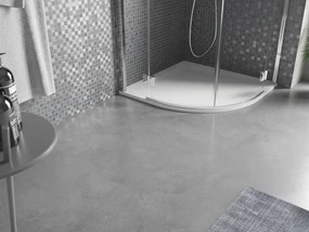 Mexen Bert base de duche semicircular SMC 80 x 80 cm, branco - 4KR108080