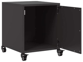 Mesa de cabeceira 36x39x43,5 cm aço preto