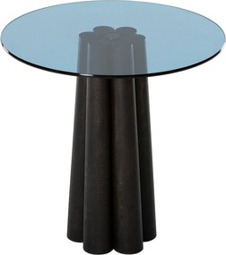 Mesa de Centro Thales – Preto e Azul – 50x50x50 cm