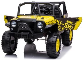 BUGGY RALLY 2 LUGARES CARRO ELÉTRICO INFANTIL 24V AMARELO