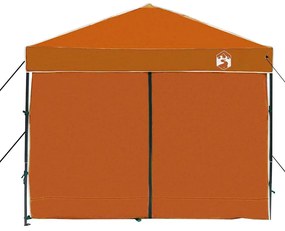 Tenda de Toldo Laranja 250 x 250 x 227 / 236 / 245 cm Tecido Oxford