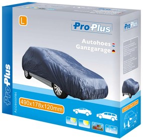 Cobertura para carro L 490x178x120 cm azul escuro