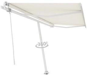 Toldo automático independente 400x350 cm cor creme
