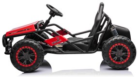 Carro elétrico para crianças SPORT-CART 24 V rodas EVA macias, assento em couro sintético, rodas Smooth Drift, motor de 2 x 50 Watt, bateria de 24 V,