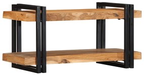 vidaXL Prateleira de parede 70x33x35 cm Madeira maciça Acácia