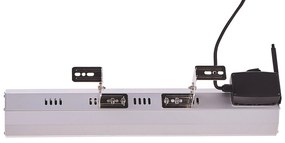 Aquecedor de jardim elétrico prateado 2000 W BROMO Beliani
