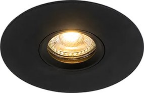 Foco embutido inteligente preto Incl. Wifi GU10 50mm - Buco