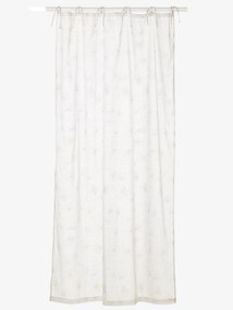 Cortina com lantejoulas, Love pink branco / lantejoulas